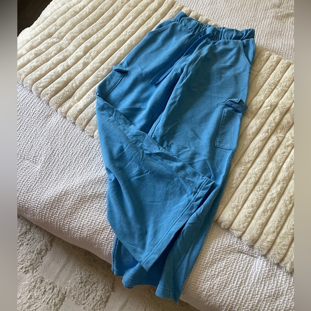 Colsie Blue Cargo Sweatpants Womens XS